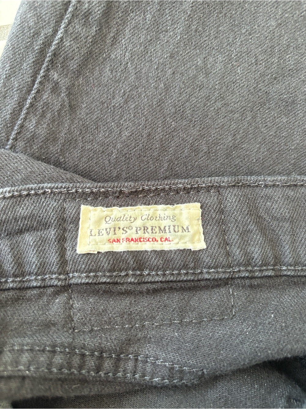Levi's WEDGIE STRAIGHT ANKLE JEANS black W26 L30 - Picture 7 of 9